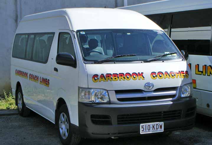 Carbrook Coaches Toyota HiAce 510KDW